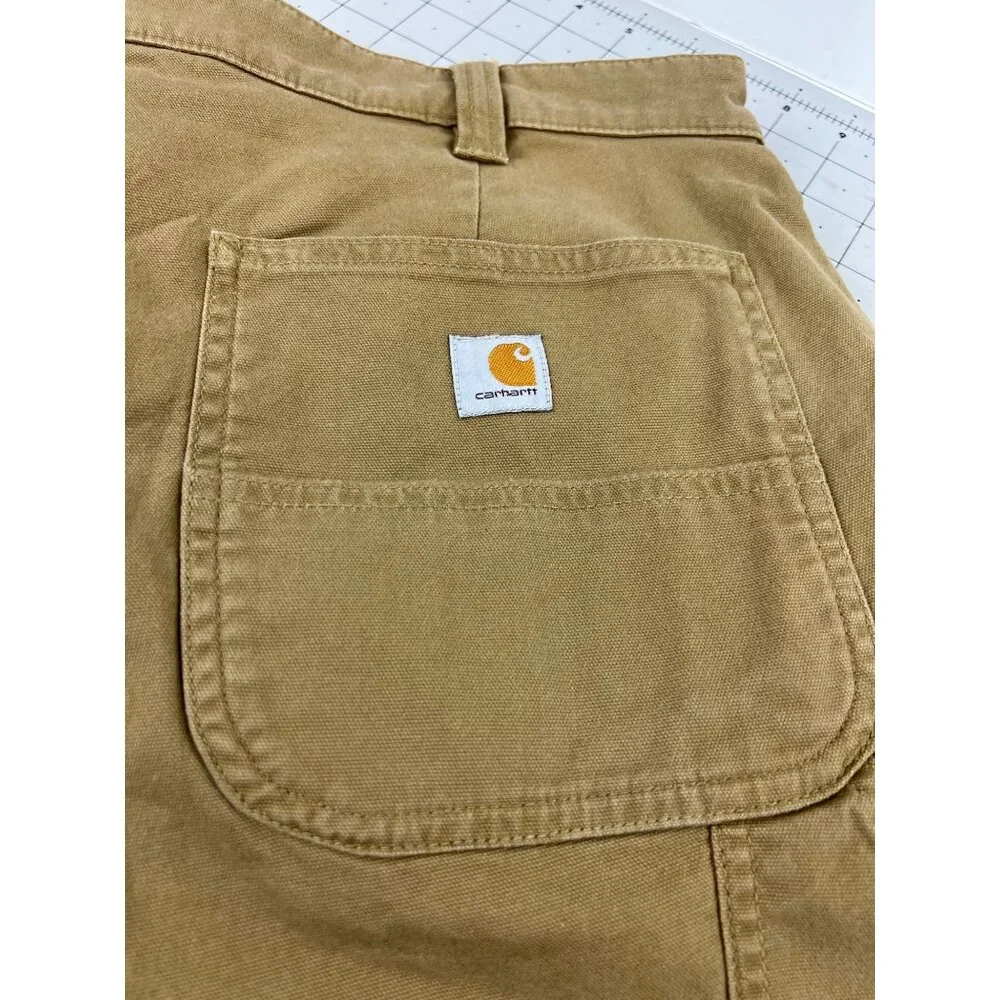 Carhartt Loose Fit Women's Carpenter Work Pants Size 12 Regular Brown  BN2080-W - Picture 2 of 10